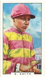 1936 Gallaher Famous Jockeys #42 Eph Smith Front